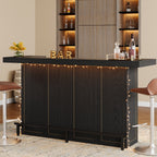70.9" Modern Liquor Cabinet Bar Table