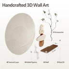 Wren Textured Wall Shelf Art
