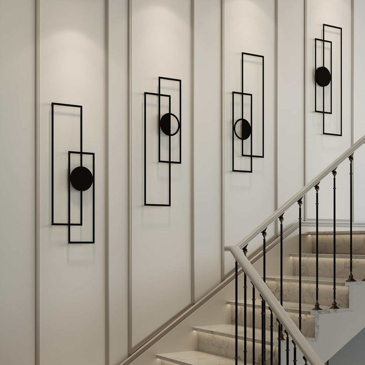 Cuspin Metal Wall Art Set