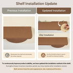 Wren Textured Wall Shelf Art