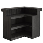 L-Shaped 4-Tier Corner Liquor Bar Table