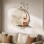 Wren Textured Wall Shelf Art