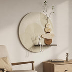 Wren Textured Wall Shelf Art