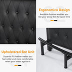 Curved Home Bar Unit with Footrest