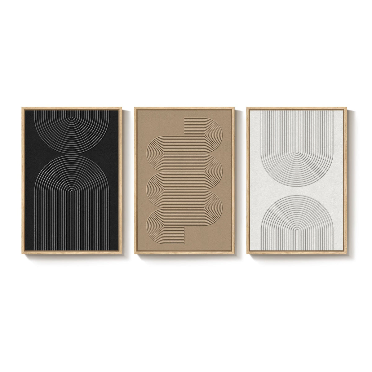 Boheme 3D Wall Art Trio