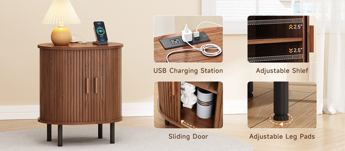 Nook Charging Station Side Table