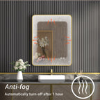 Vesta Aluminum Framed LED Vanity Mirror
