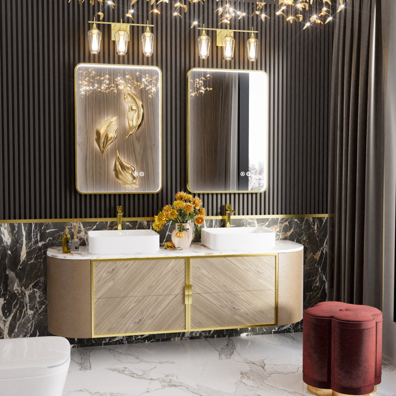 Vesta Aluminum Framed LED Vanity Mirror