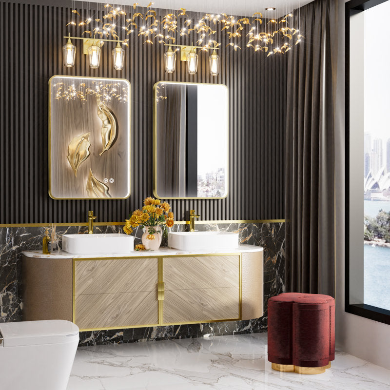 Vesta Aluminum Framed LED Vanity Mirror