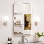 Vesta Aluminum Framed LED Vanity Mirror