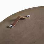 Maru Oak Round Coffee Table with Storage — Silver Oak