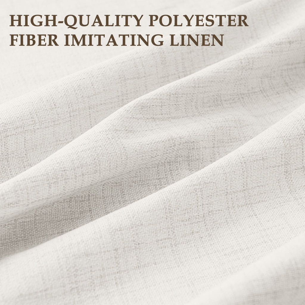 Aspen Faux Linen Blackout Curtains