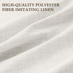 Aspen Faux Linen Blackout Curtains