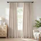 Aspen Faux Linen Blackout Curtains