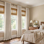 Aspen Faux Linen Blackout Curtains