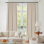 Aspen Faux Linen Blackout Curtains
