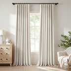 Aspen Faux Linen Blackout Curtains