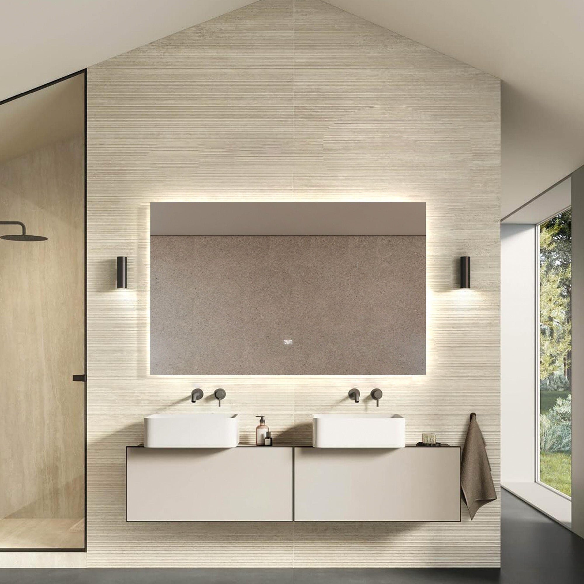 Cyllene Oversized LED Mirror