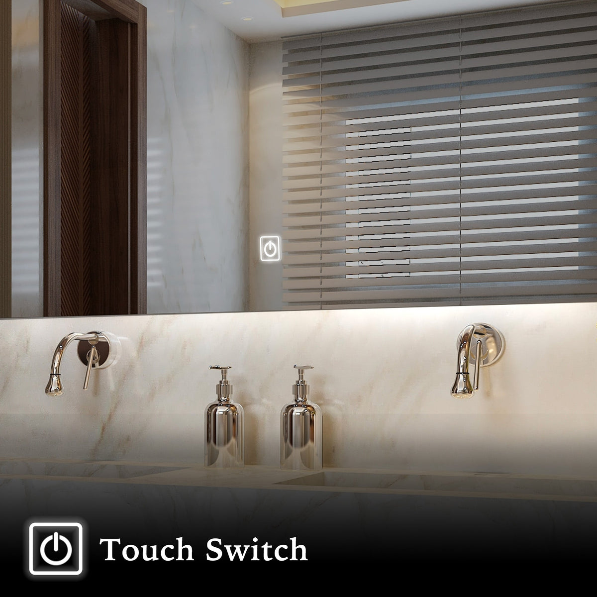 Cyllene Oversized LED Mirror