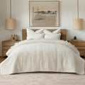 Hazel Cross-Stitch Velvet Quilt Set