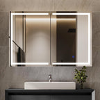Marden LED Lighted Medicine Cabinet, Surface Mount