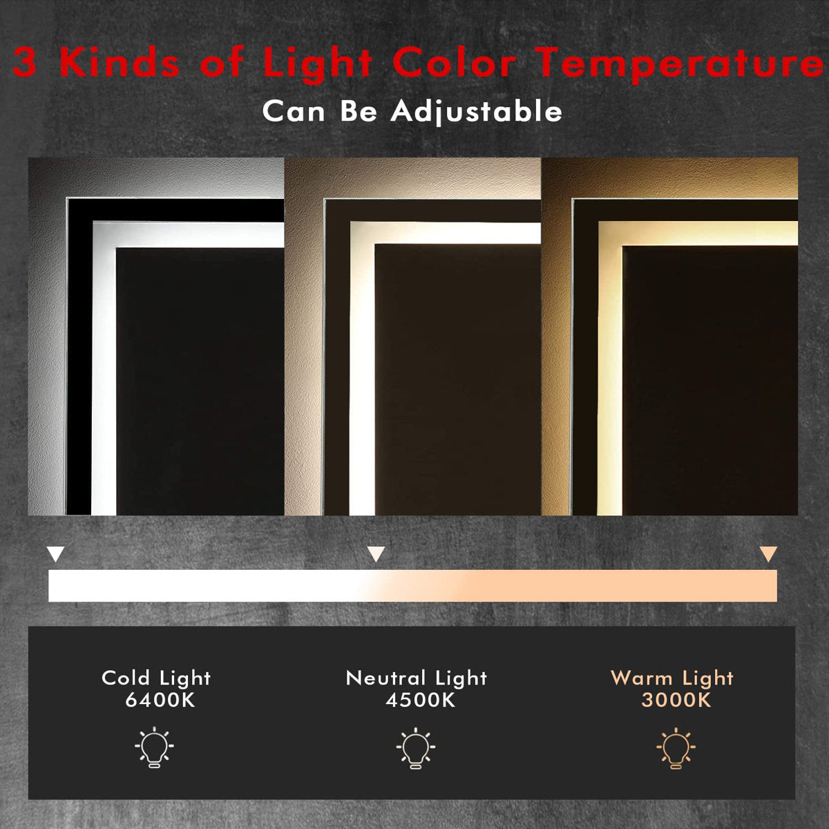 Marden LED Lighted Medicine Cabinet, Surface Mount