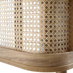 Izzy Curved Rattan Coffee Table — Natural