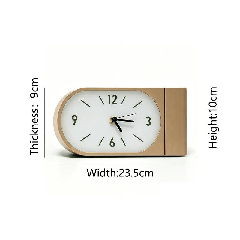 Ember Curved Retro Desk Clock