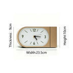Ember Curved Retro Desk Clock