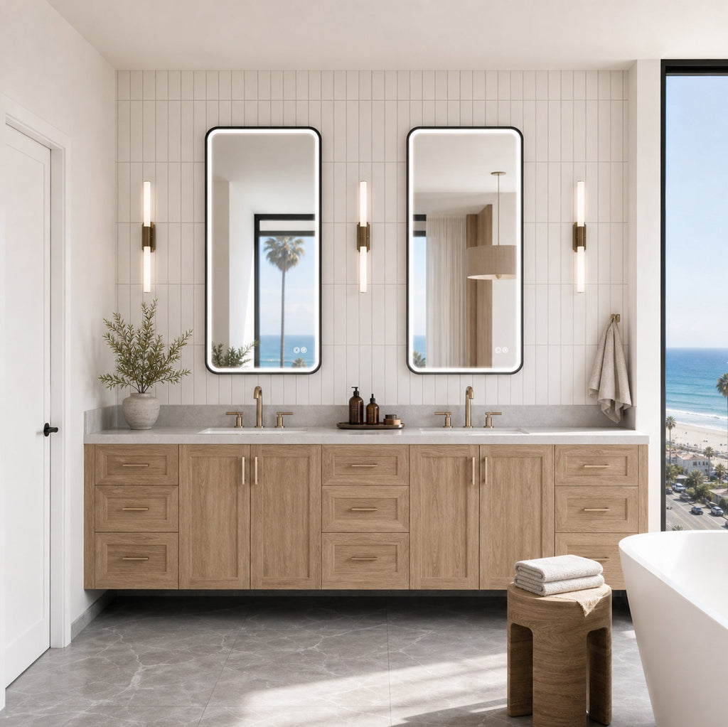 Helene Round LED Mirror