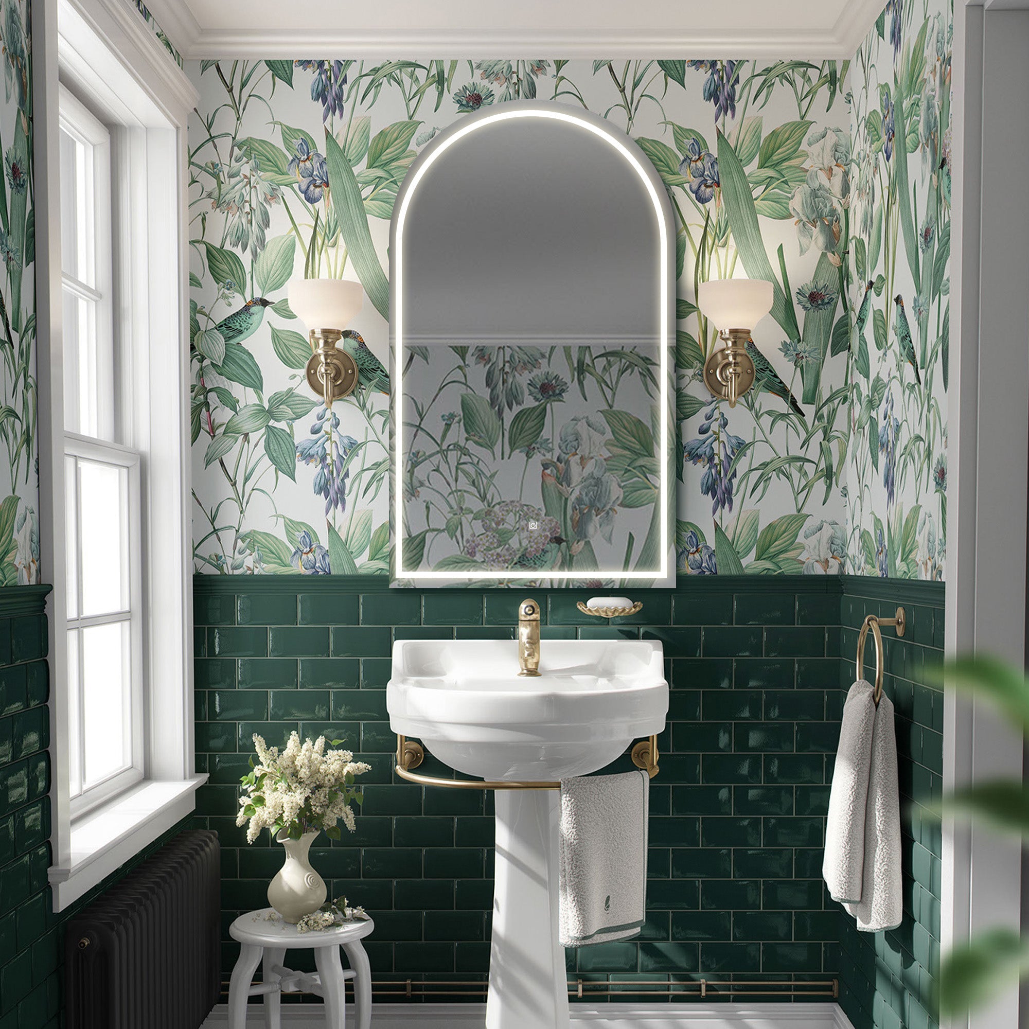 Iyra Arched LED Mirror