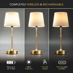 Ravellora Light Touch Modern Table Lamp