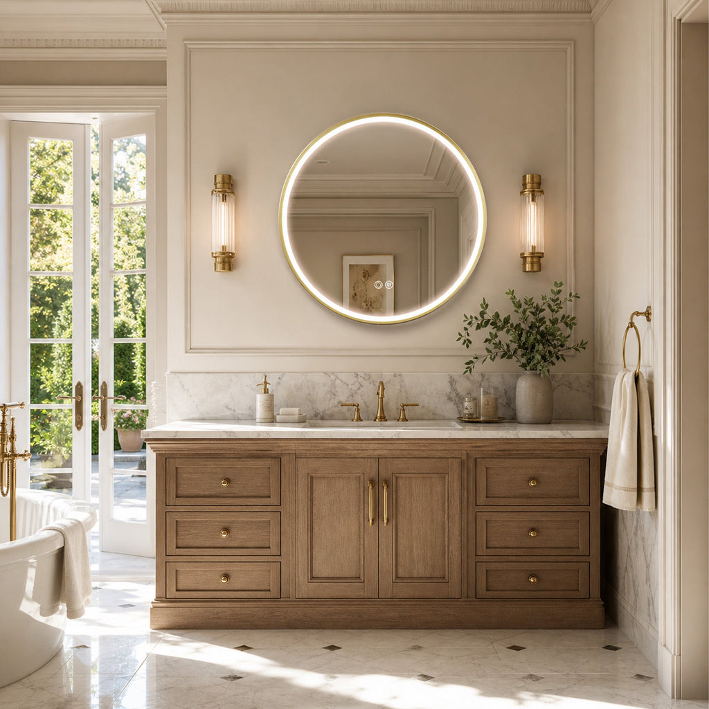 Janus Round LED Mirror