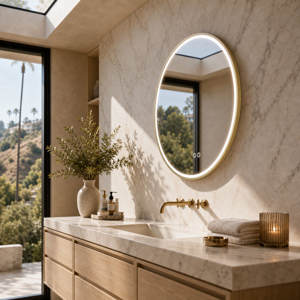 Janus Round LED Mirror