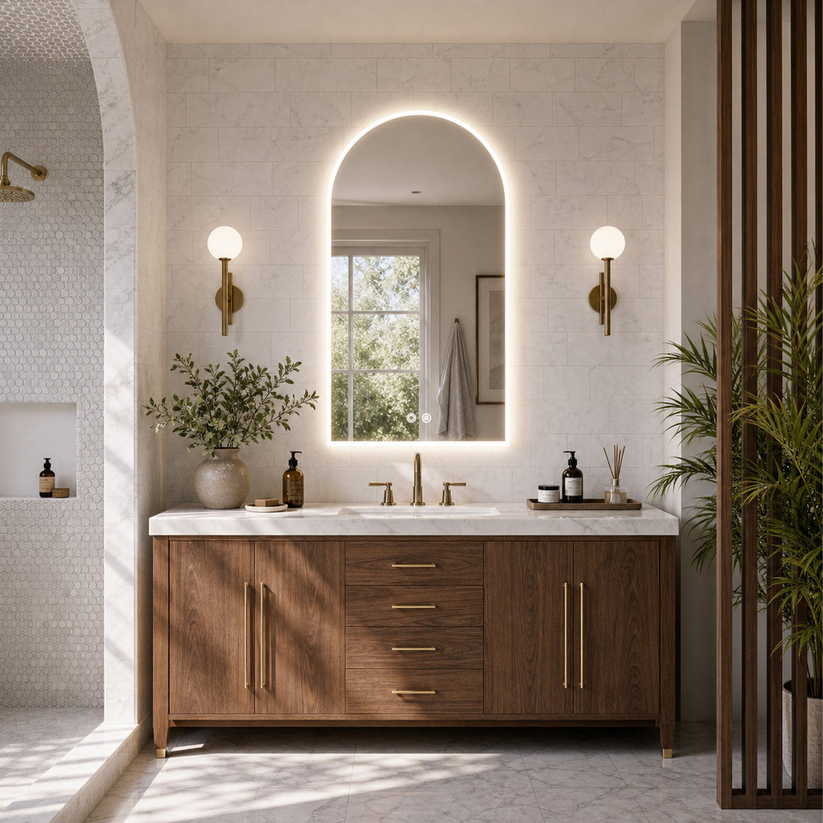 Kalyke Arched LED Mirror