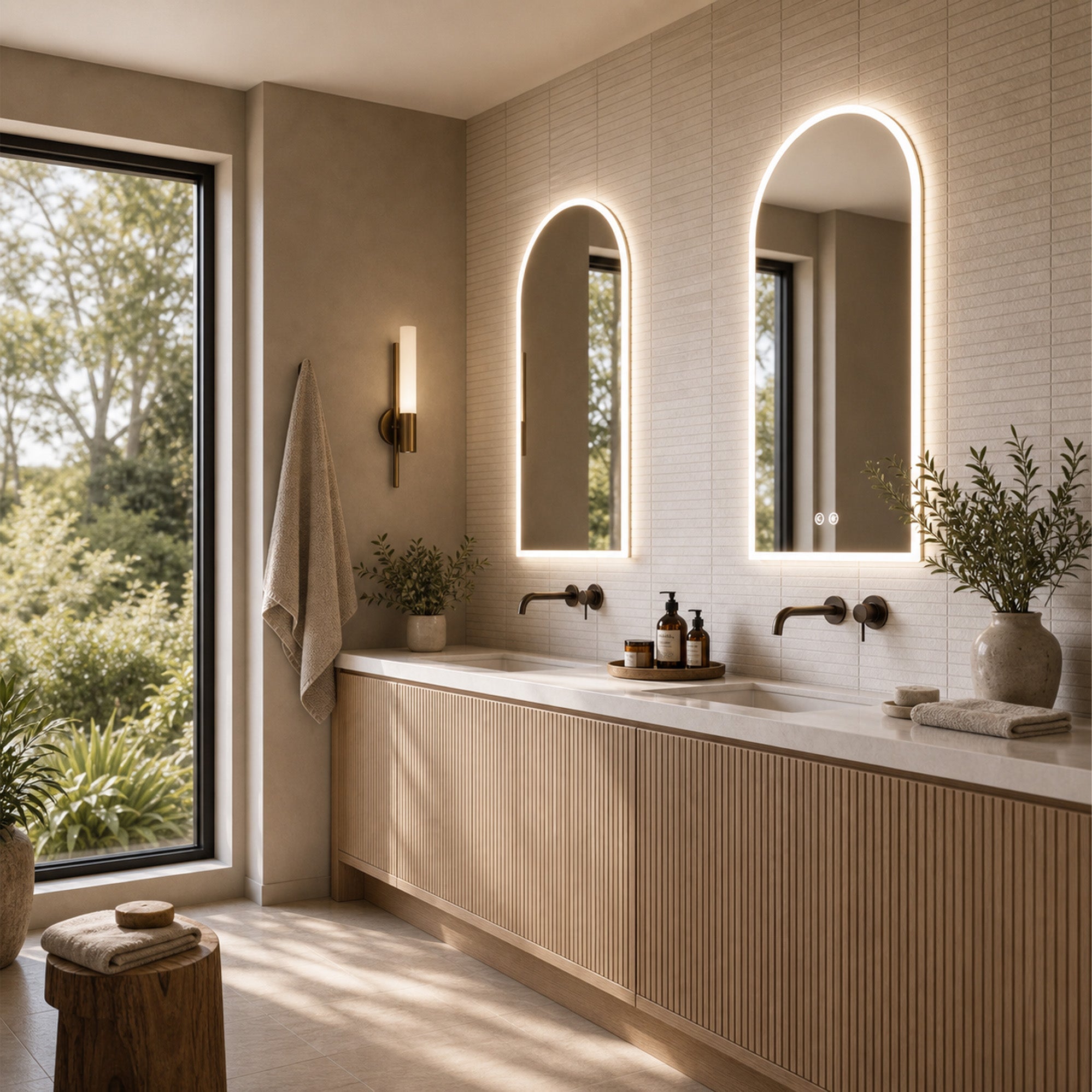 Kalyke Arched LED Mirror