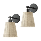 Natural Wireless Wall Sconce