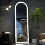 Lighted Full Length Mirror - White