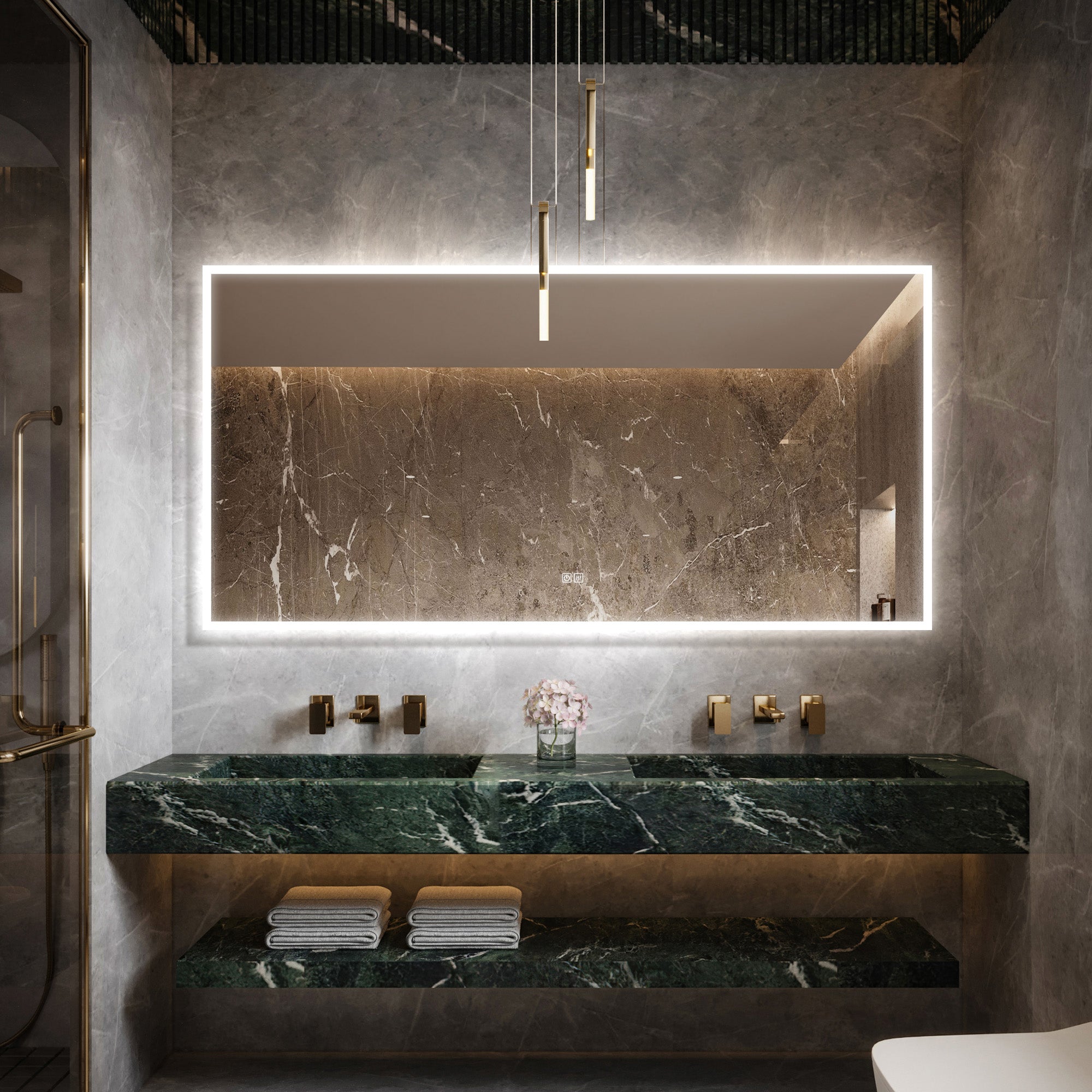 Neptune Oversized LED Mirror