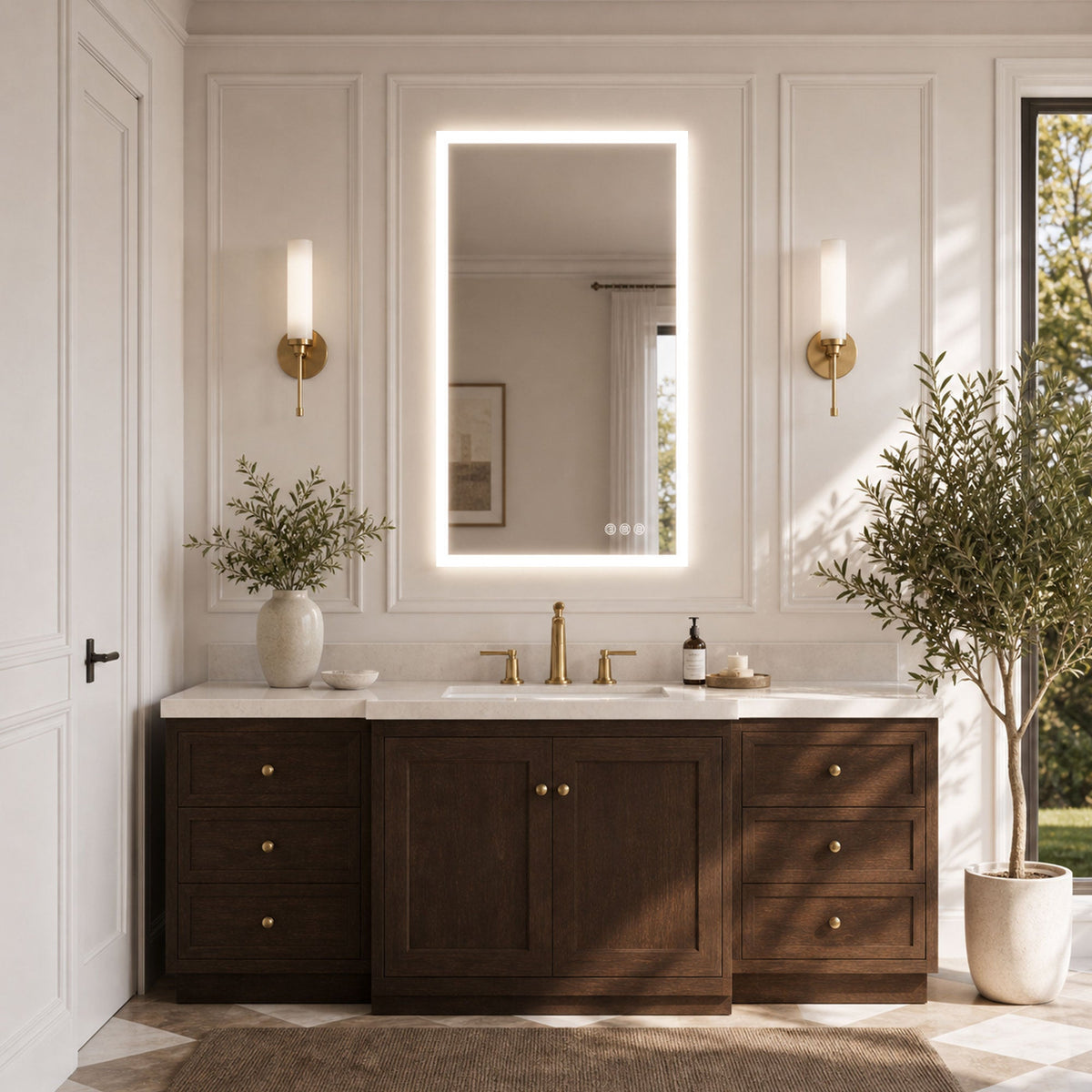 Neptune LED Mirror