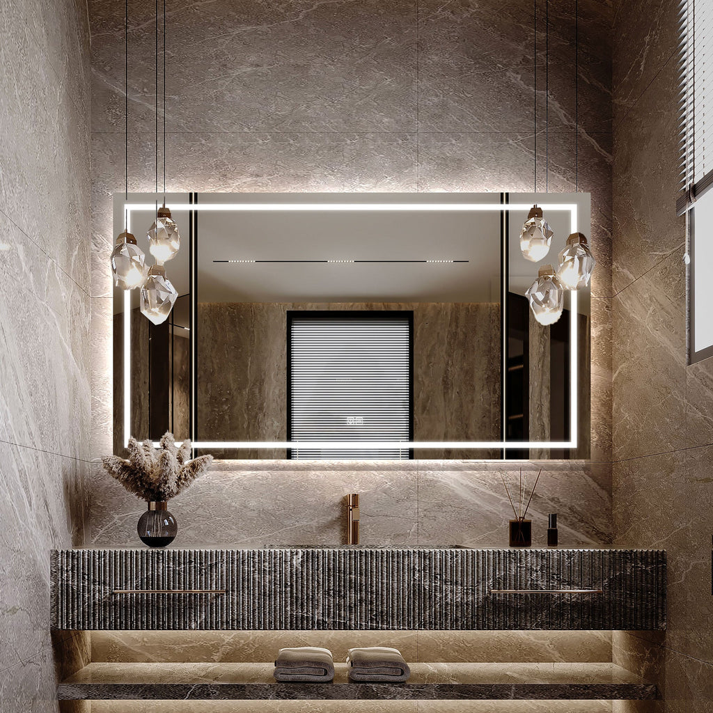 Polaris Oversized LED Mirror