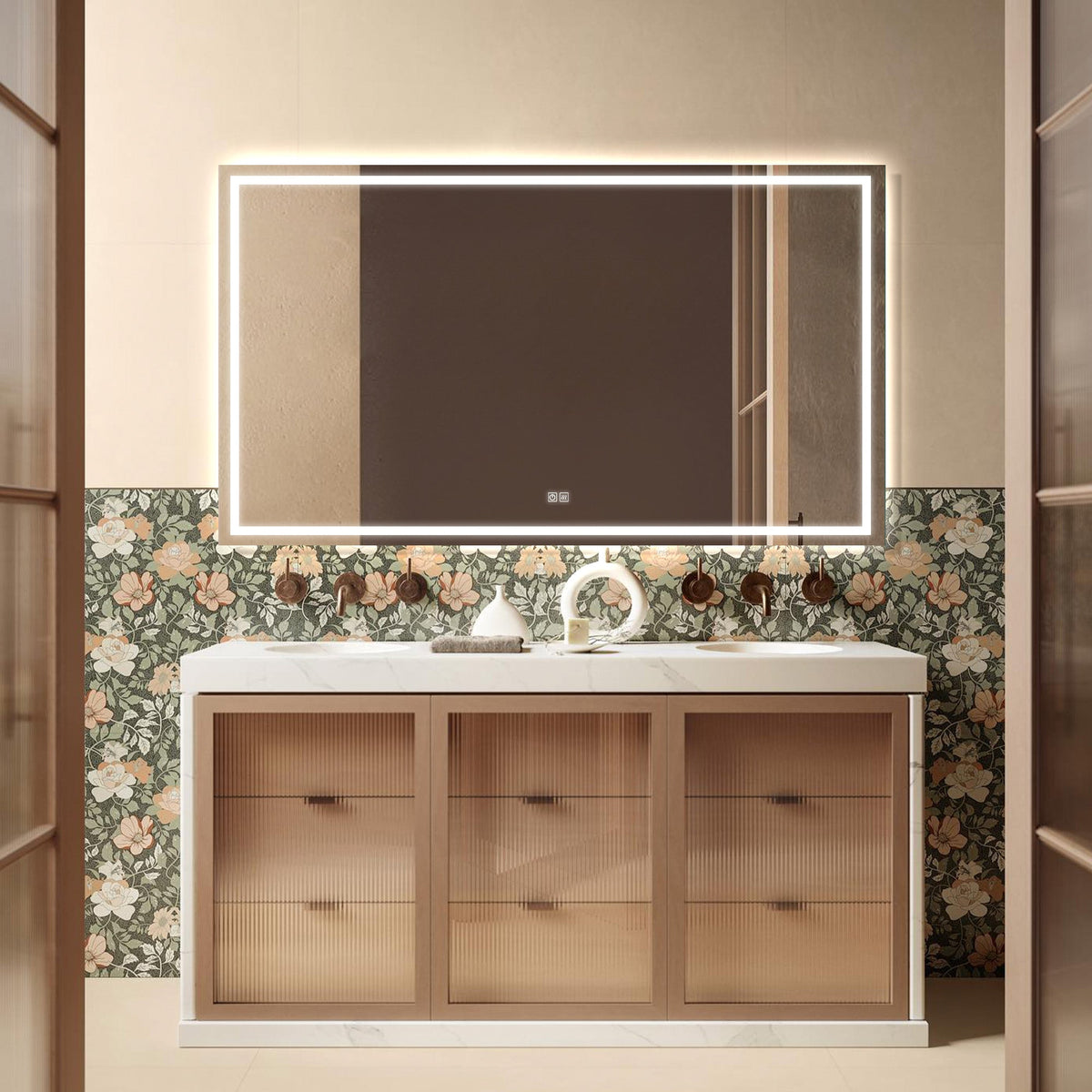 Polaris Oversized LED Mirror
