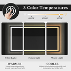 Polaris Oversized LED Mirror