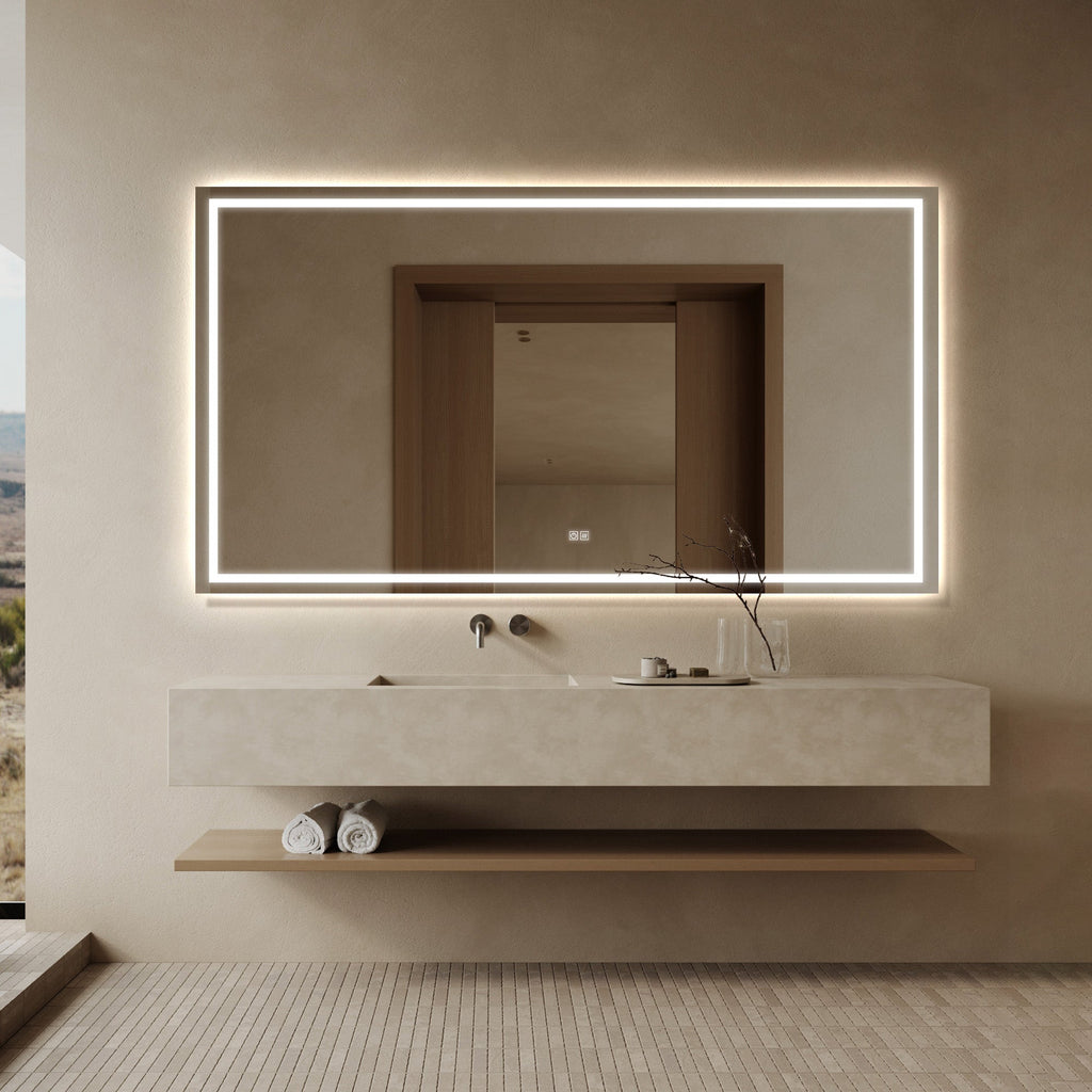 Polaris Oversized LED Mirror