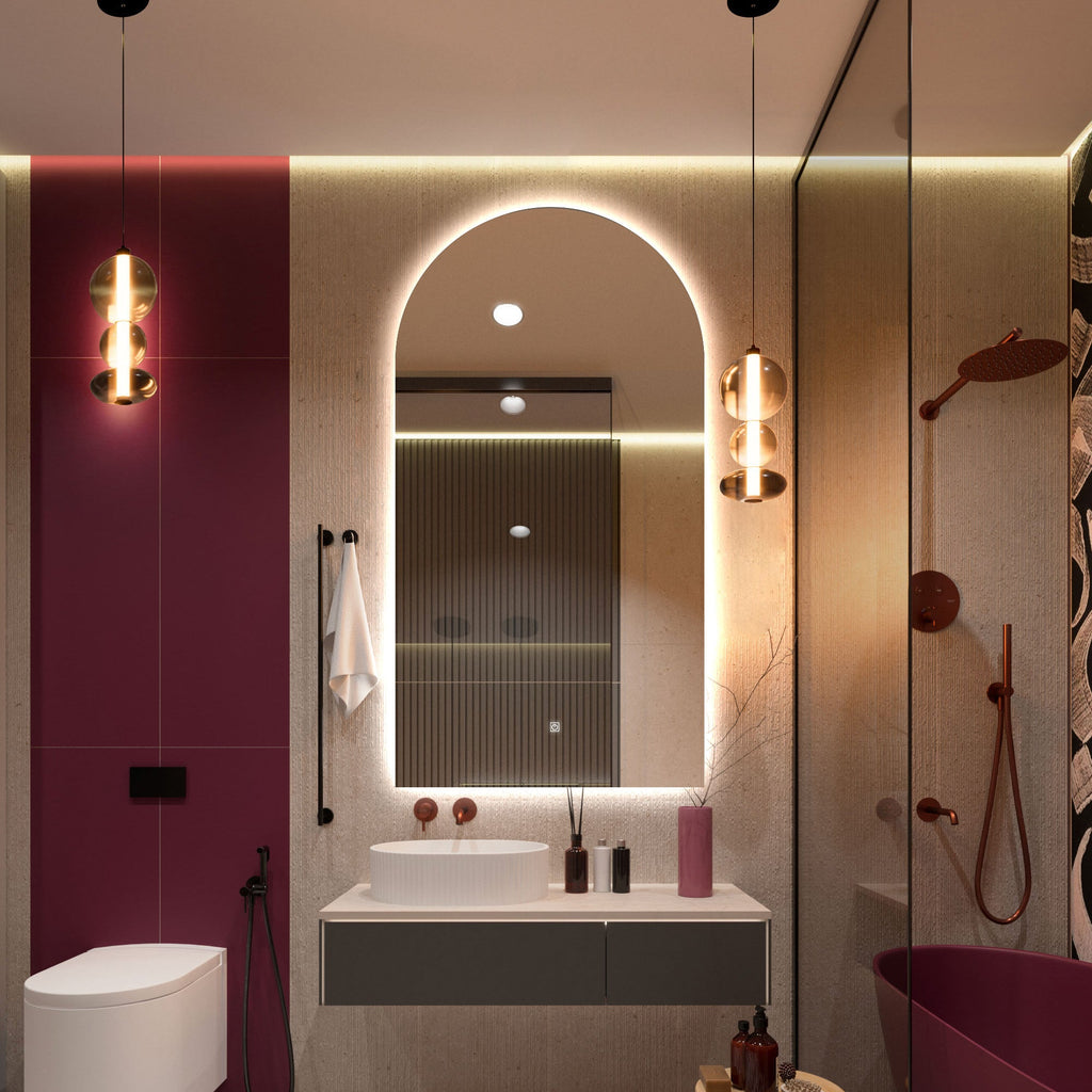 Procyon Arched LED Mirror