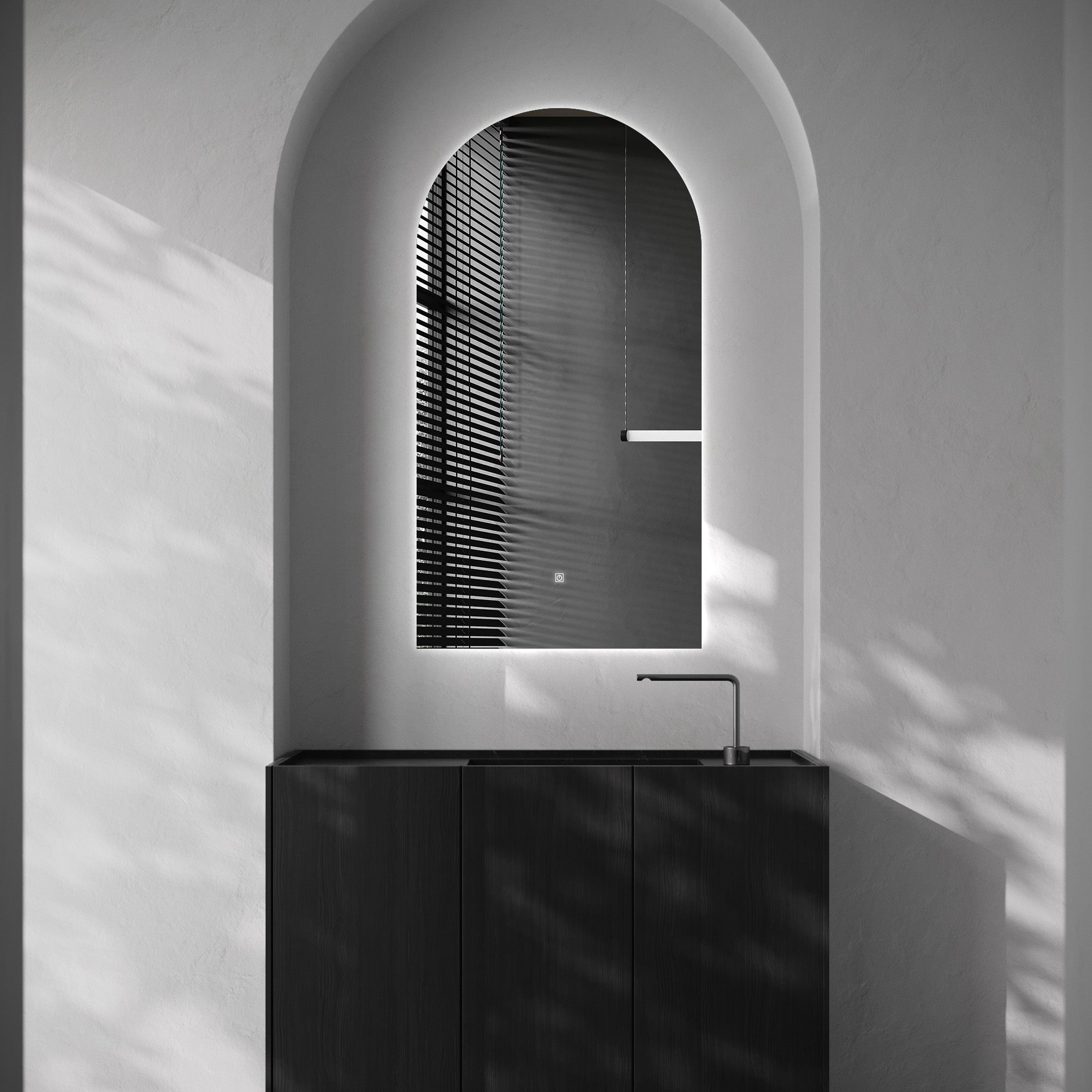 Procyon Arched LED Mirror