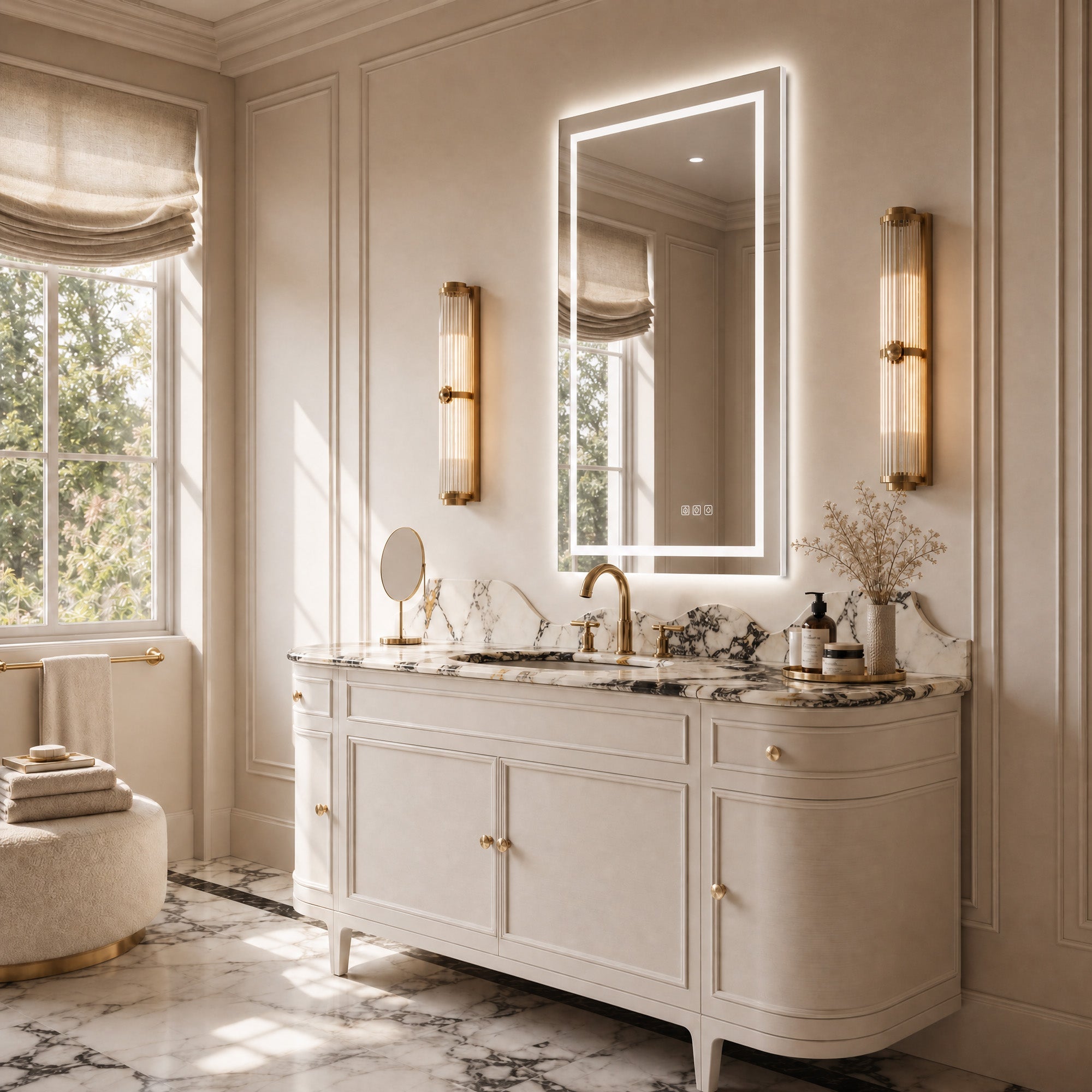 Polaris Rectangular LED Mirror