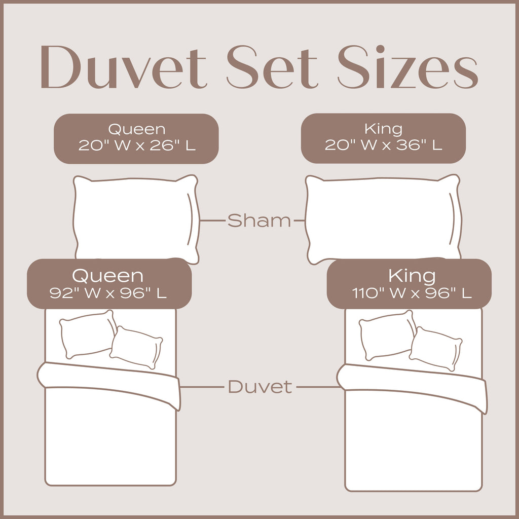 Lena Textured Portuguese Cotton Duvet Set
