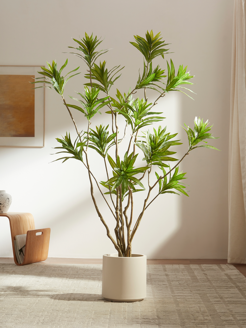 Chic Reflexa Tree for Modern Rooms with Arching Leaves