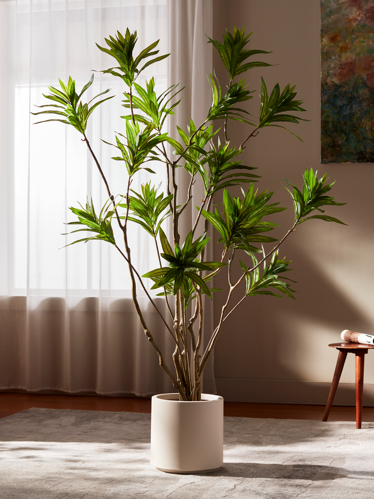 Chic Reflexa Tree for Modern Rooms with Arching Leaves